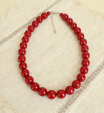 Kaklarota no Bohēmijas sarkana stikla