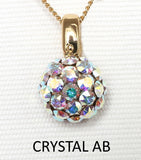 Juvelieru bižutērijas Kaklarota ar Swarovski® Crystal Elements, Apzeltīta