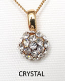 Juvelieru bižutērijas Kaklarota ar Swarovski® Crystal Elements, Apzeltīta