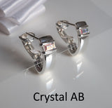 Juvelieru bižutērijas Auskari ar Swarovski® Crystal Elements, Apsudraboti
