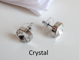 Juvelieru bižutērijas Auskari ar Swarovski® Crystal Elements, Apsudraboti